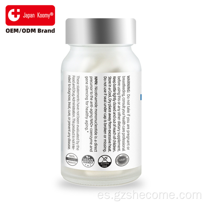 Shecome NMN Complex Cápsulas NAD+ Soporte Anti Envejecimiento